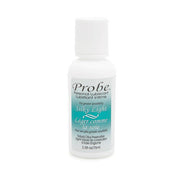 Probe Silky Light personal lubricant in a white bottle.