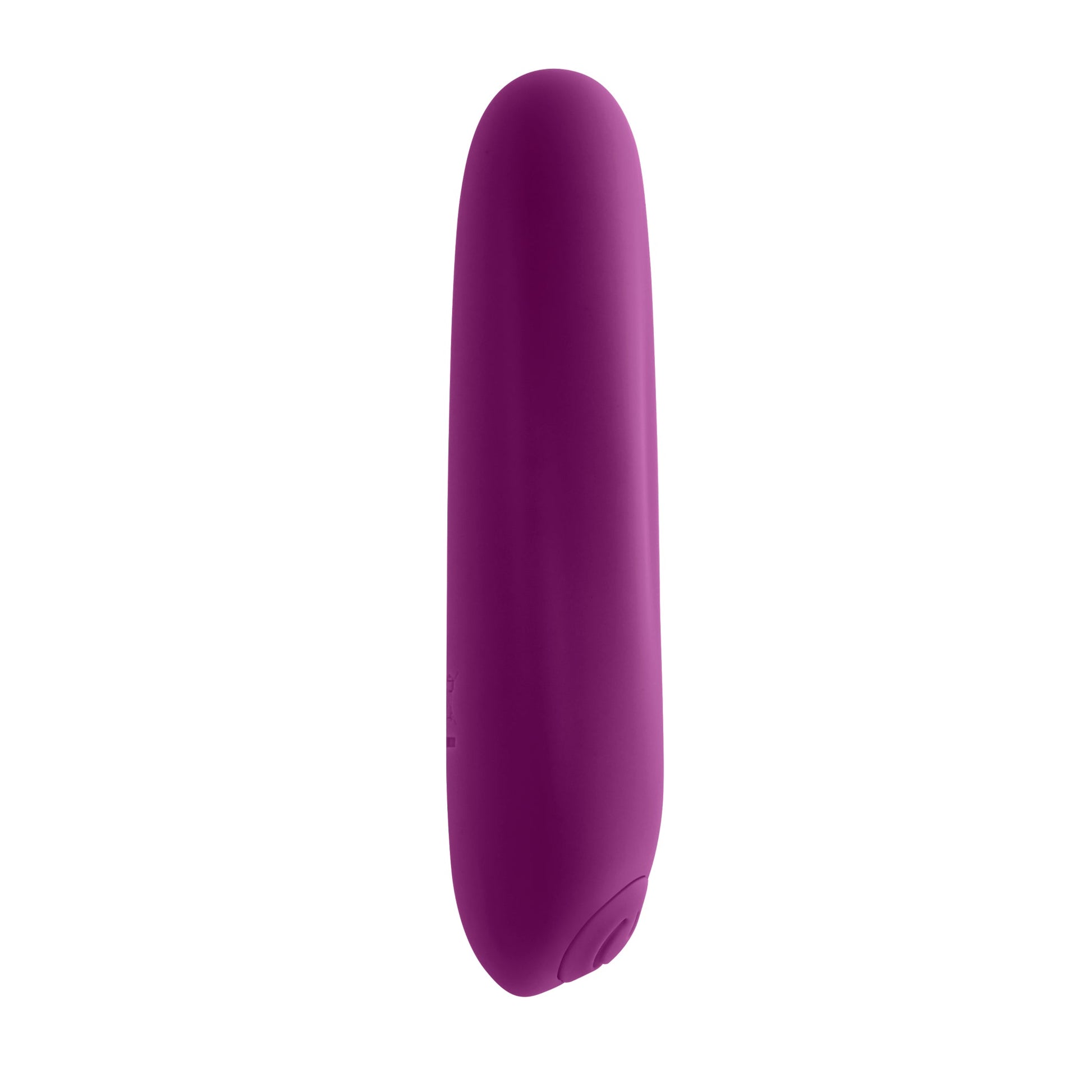 A purple, bullet-shaped vibrator with a rounded tip.