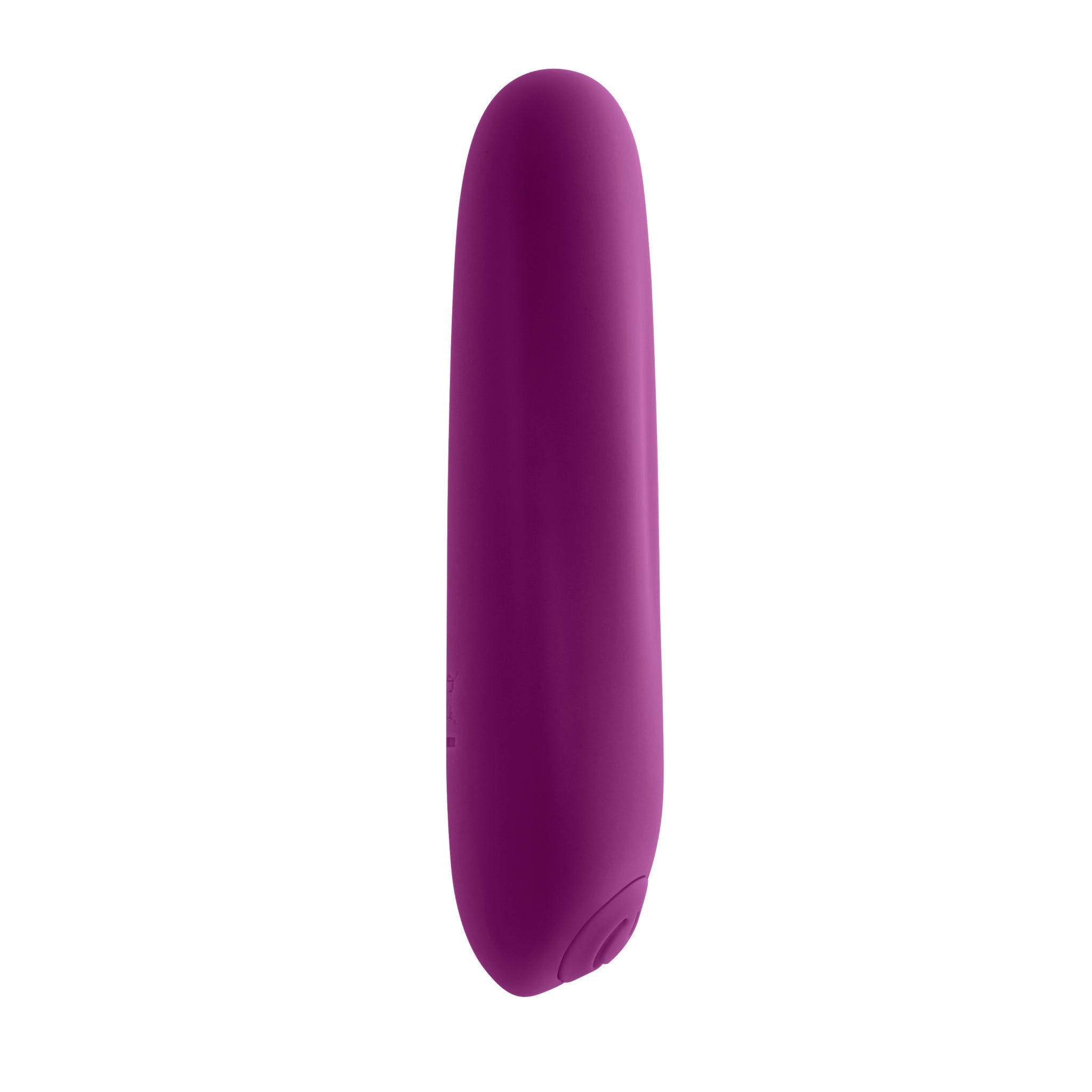 A purple, bullet-shaped vibrator with a rounded tip.