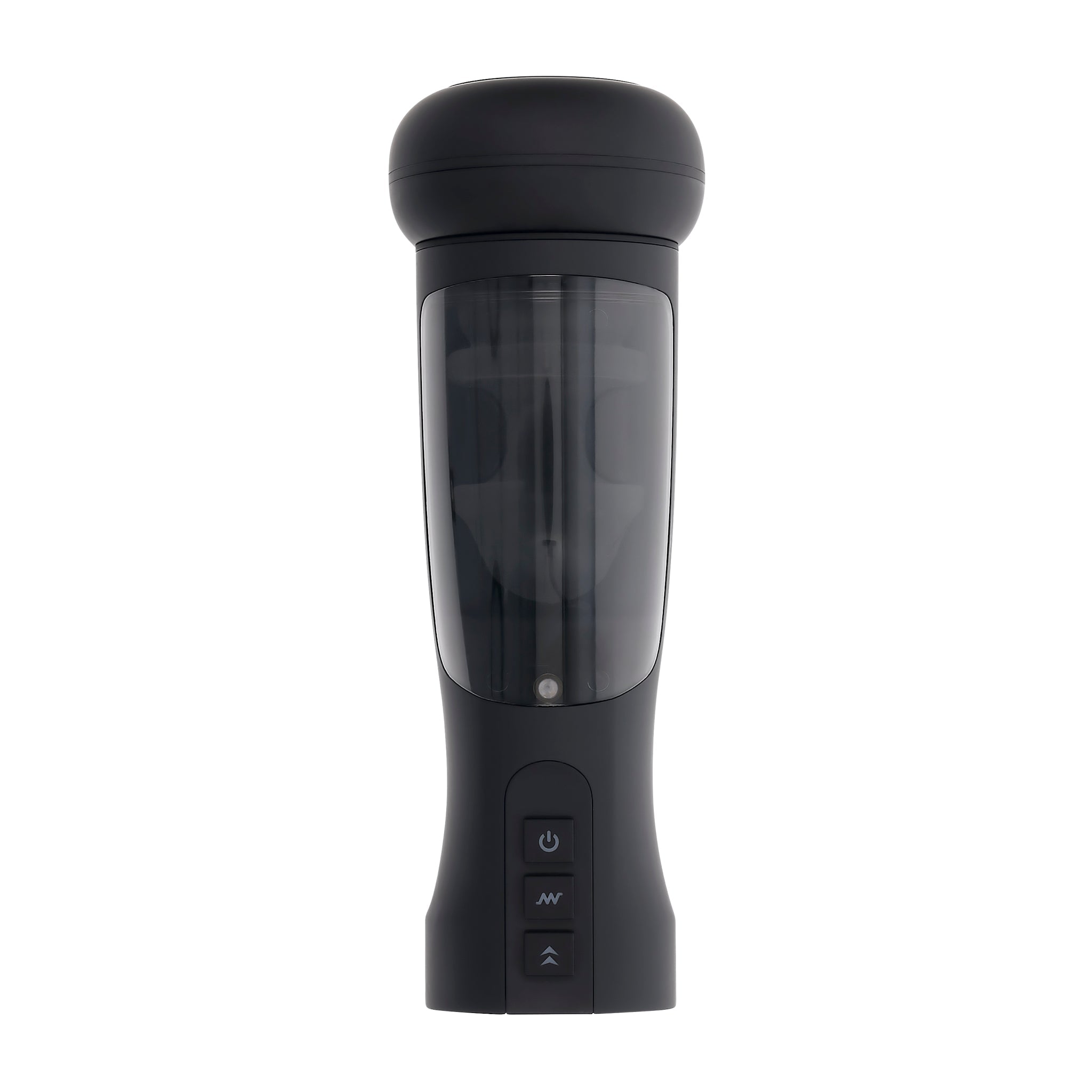 Black warming stroker with UV sanitizing stand.
