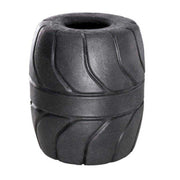 Black SilaSkin silicone ball stretcher with a textured tread pattern.