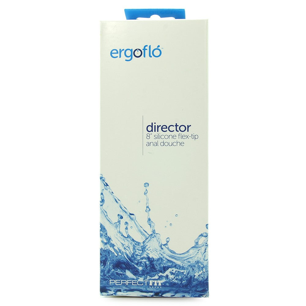 ErgoFlo Director anal douche with silicone flex-tip.