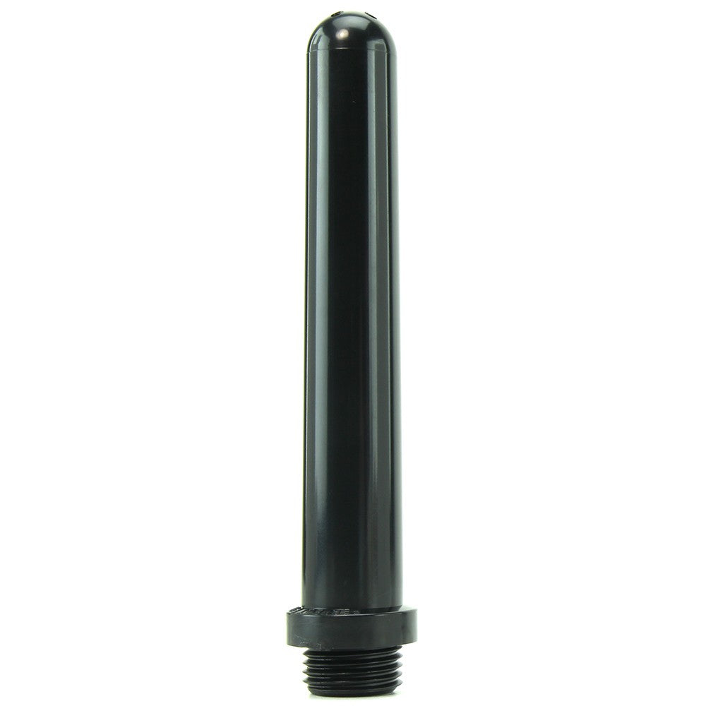 Black 5-inch smooth plastic replacement nozzle with threaded base.