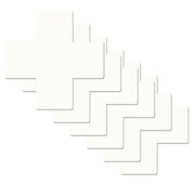 White cross-shaped double-stick pastie refills.