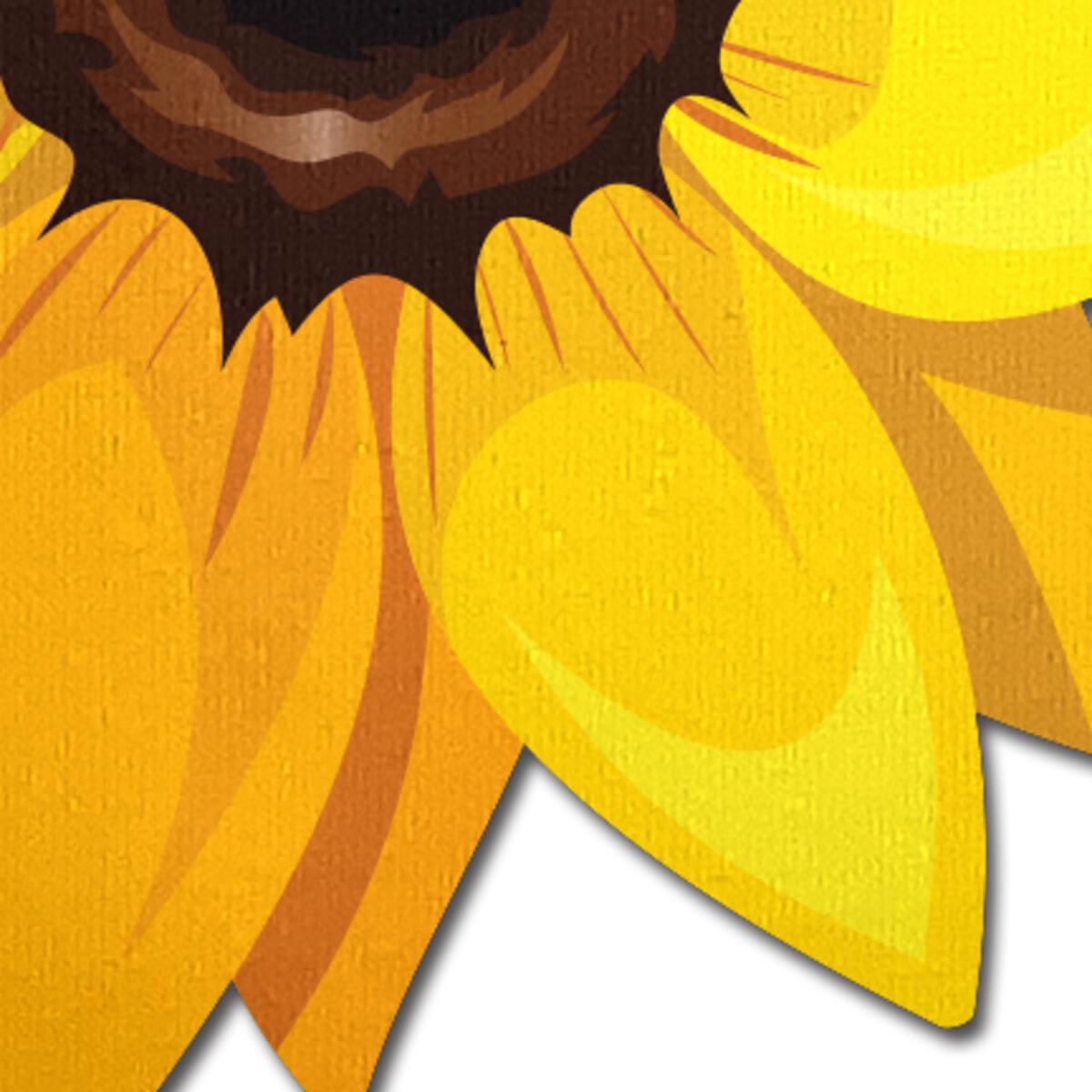 Matte gold sunflower nipple covers with a waterproof finish.