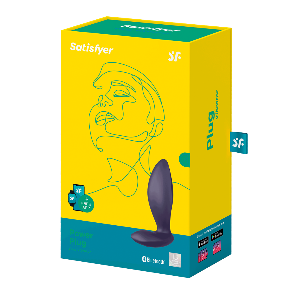 Satisfyer Power Plug vibrating anal plug with app control.