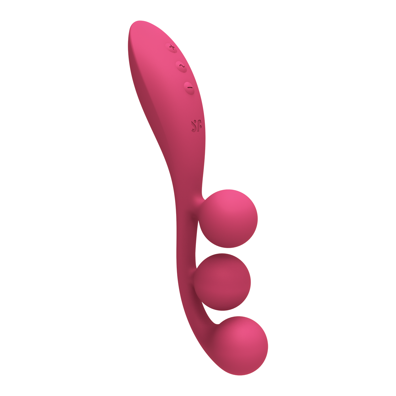 Satisfyer Tri Ball 1 vibrator with three balls and control buttons.