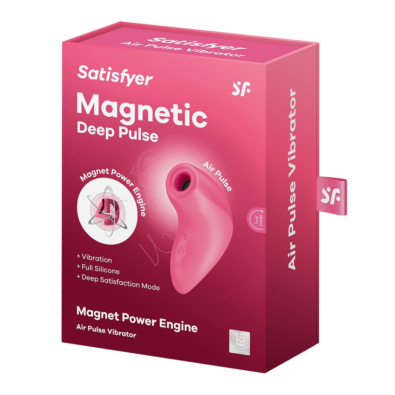 Satisfyer Magnetic Deep Pulse vibrator with Air Pulse technology.