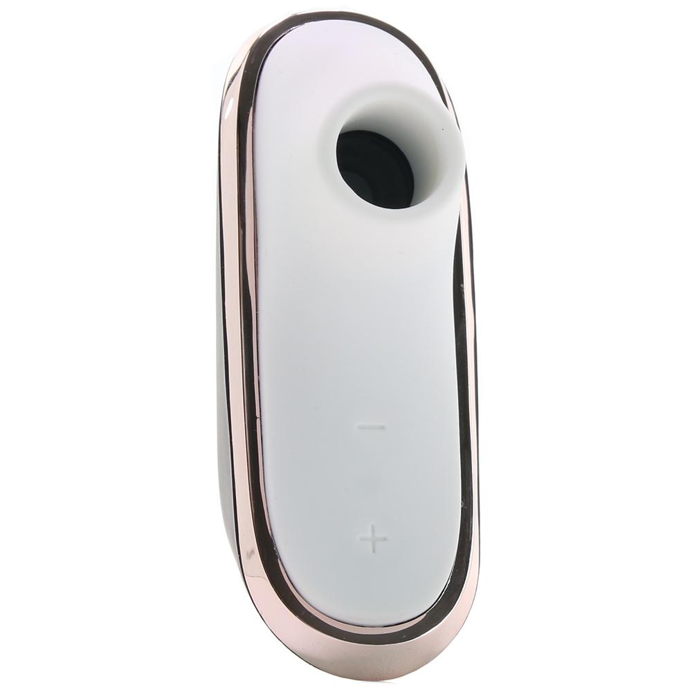 Satisfyer Traveler vibrator with air-pulse technology and magnetic cap.