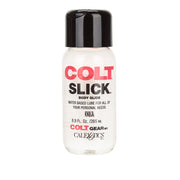 Colt Slick water-based personal lubricant in an 8.9oz bottle.