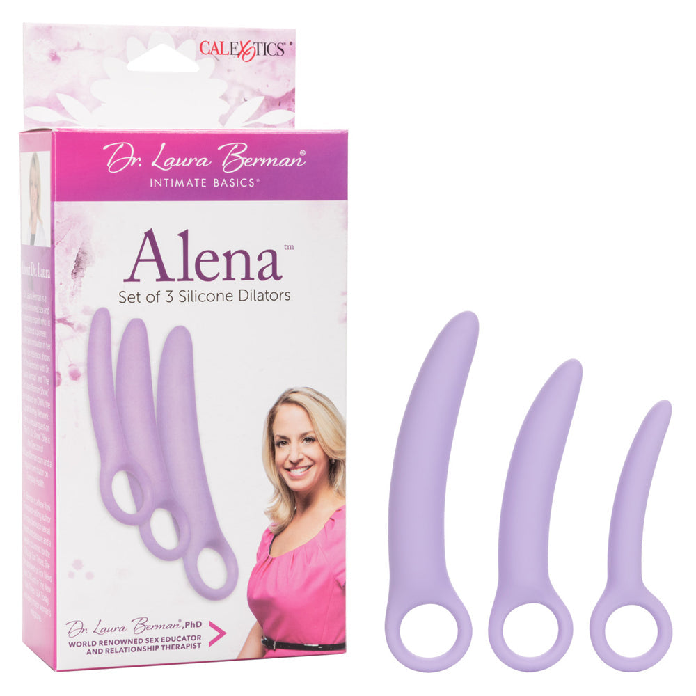 Alena set of 3 silicone dilators by Dr. Laura Berman.