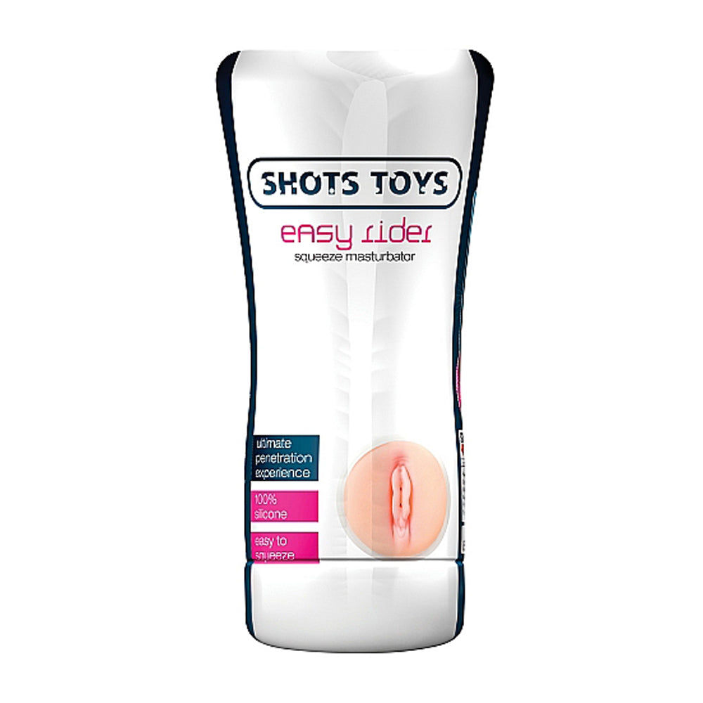 Easy Rider Vaginal Squeeze Masturbator Cup by SHOTS Toys.