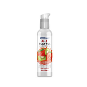 Swiss Navy Strawberry Kiwi 4-in-1 Playful Flavors lubricant and massage gel.
