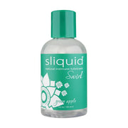 Sliquid Naturals Swirl Green Apple flavored water-based lubricant, 4.2 oz.