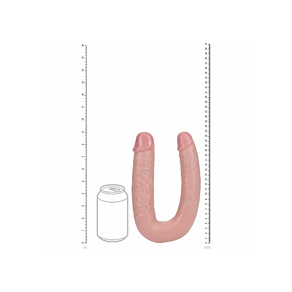 Realistic 9-inch double dildo with suction cup.