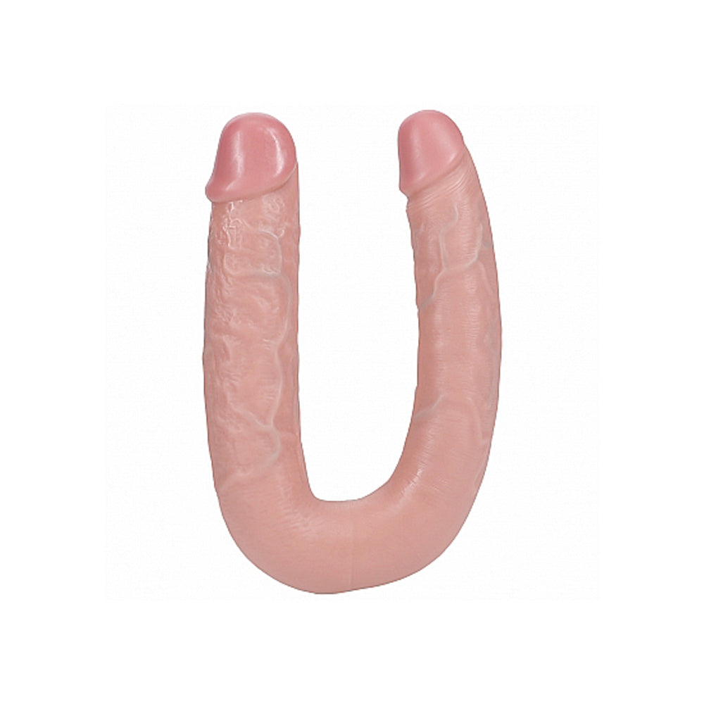 Realistic 9-inch double dildo with suction cup.