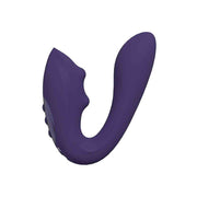 Purple dual G-spot vibrator with moving beads.