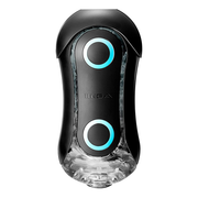 Tenga Flip Orb Strong Blue Rush waterproof reusable male stroker with blue lights.