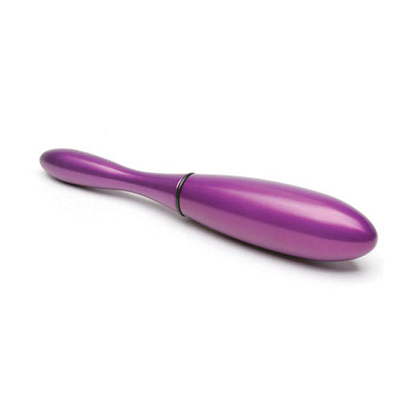 Purple anal probe with a smooth, tapered shape.