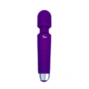 Purple Viben wand massager with textured handle and silver tip.
