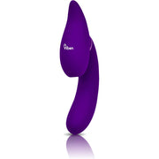 Purple triple motor rabbit vibrator with clitoral suction.