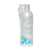 Slippery Stuff water-based personal lubricant gel in a white bottle.