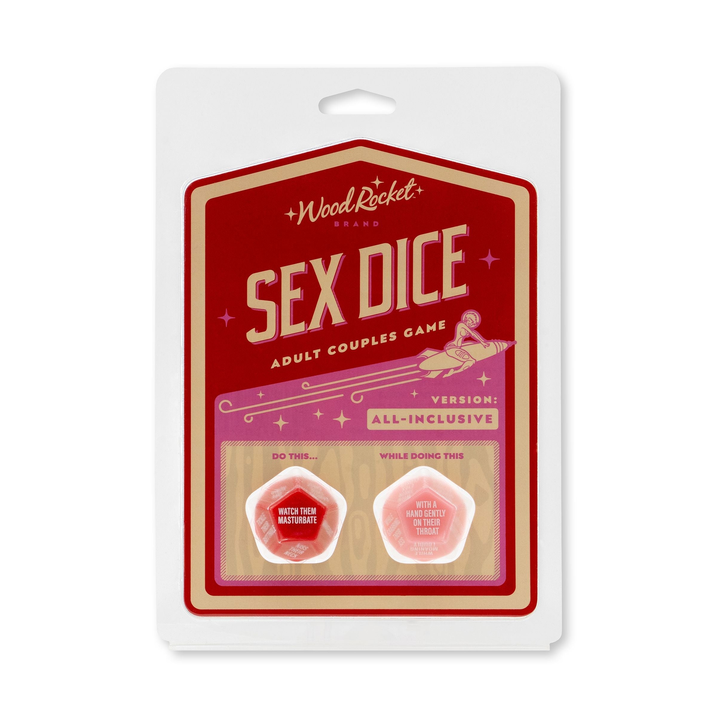 All-Inclusive Sex Dice Adult Couples Game by Wood Rocket LLC.