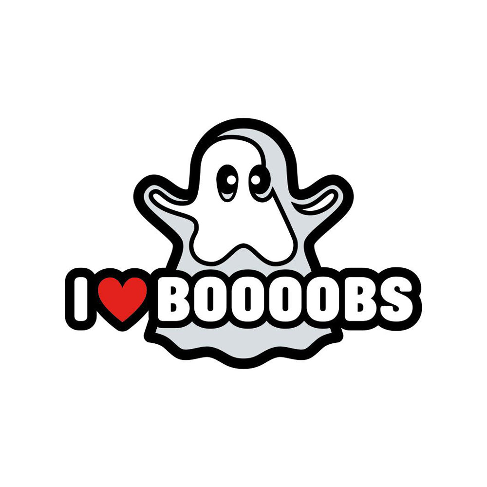 Ghost I love boobs soft enamel lapel pin