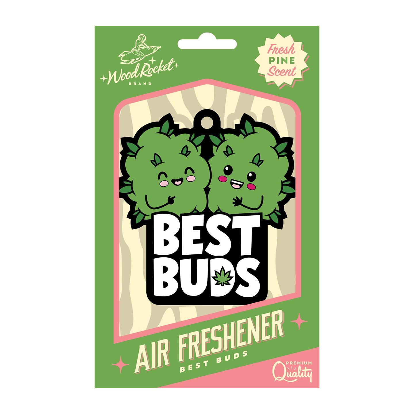Best Buds Pine Scented Air Freshener from Wood Rocket LLC.