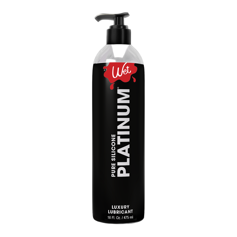 Wet Platinum Pure Silicone Luxury Lubricant 16oz bottle