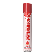 Wet Watermelon Warming Lubricant with a watermelon slice graphic.