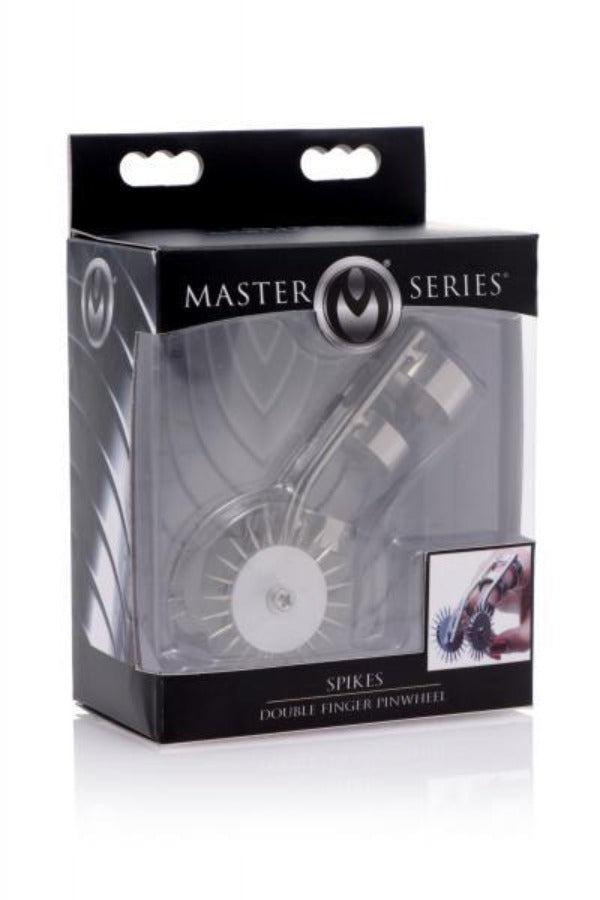 Master Series Double Finger Pinwheel metal sensation play tool.
