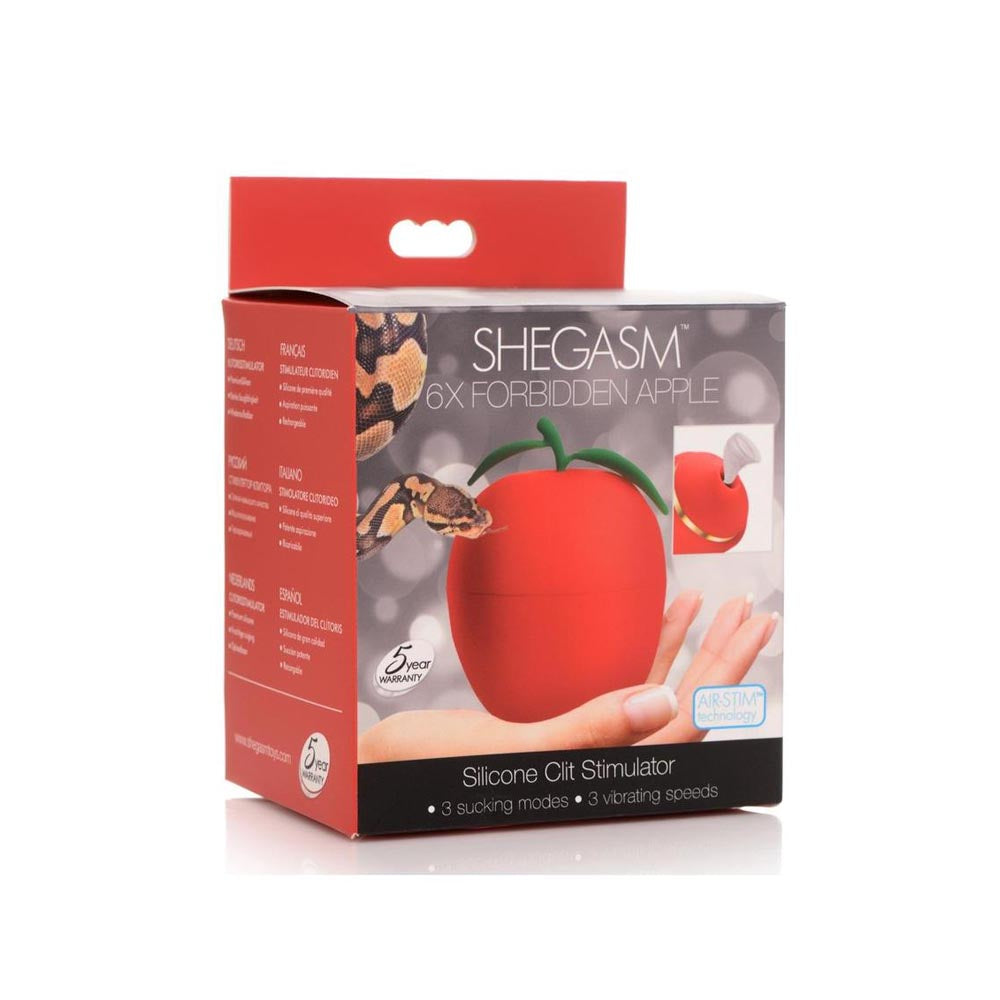 Forbidden Apple Silicone Suction & Vibration Clit Stimulator – XR LLC
