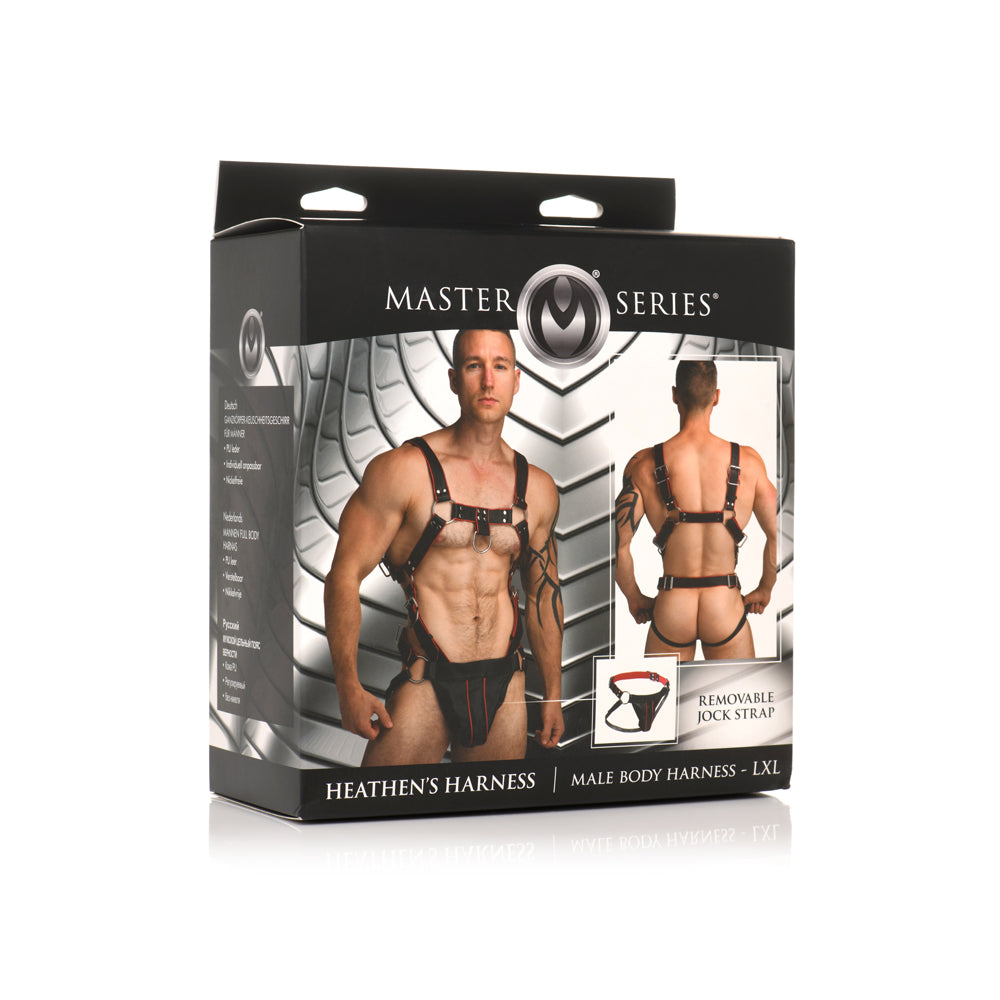 Heathens Body Harness with Cock Ring and Jock Strap