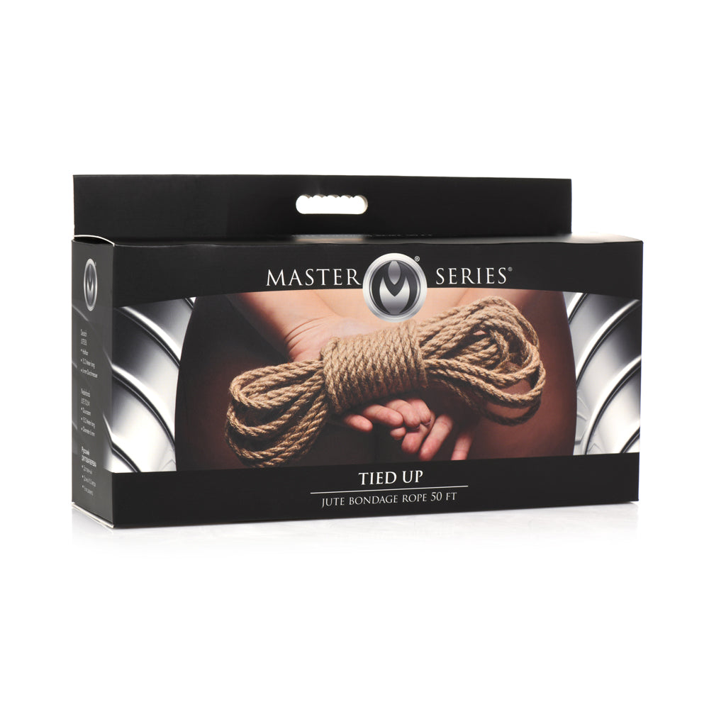 Master Series Tied Up jute bondage rope, 50 ft.