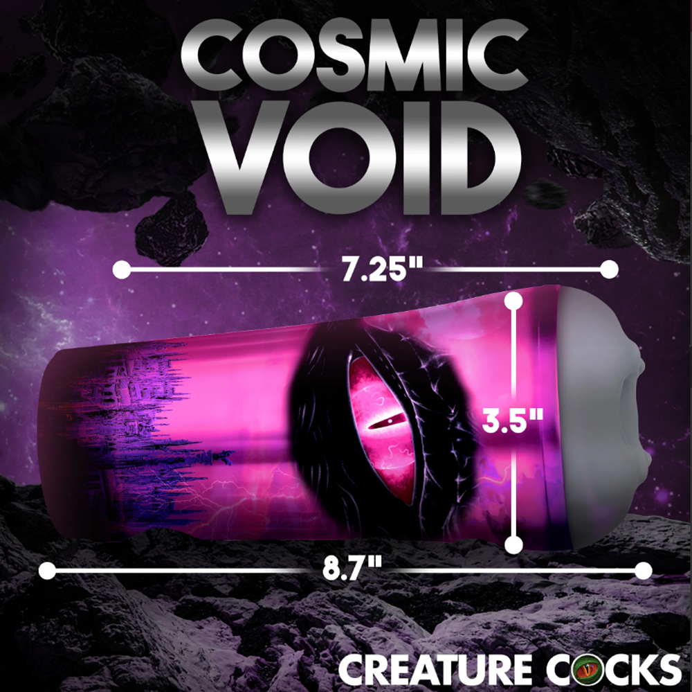 Predator Creature Fantasy Stroker with cosmic void design and eye graphic.