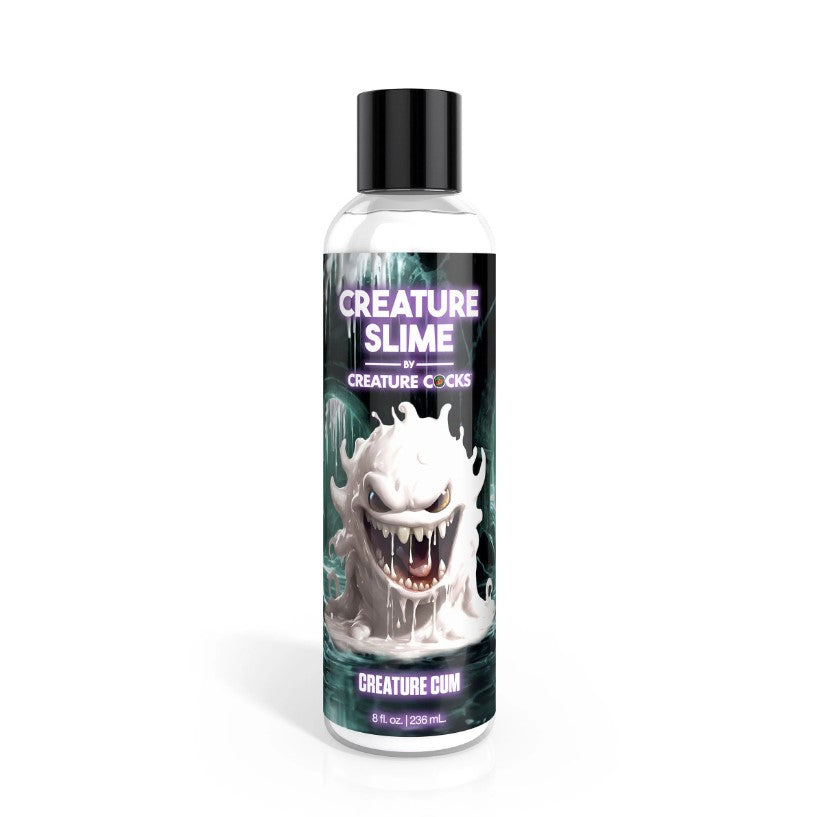 Bottle of Creature Slime by Creature Cocks with a monster graphic.