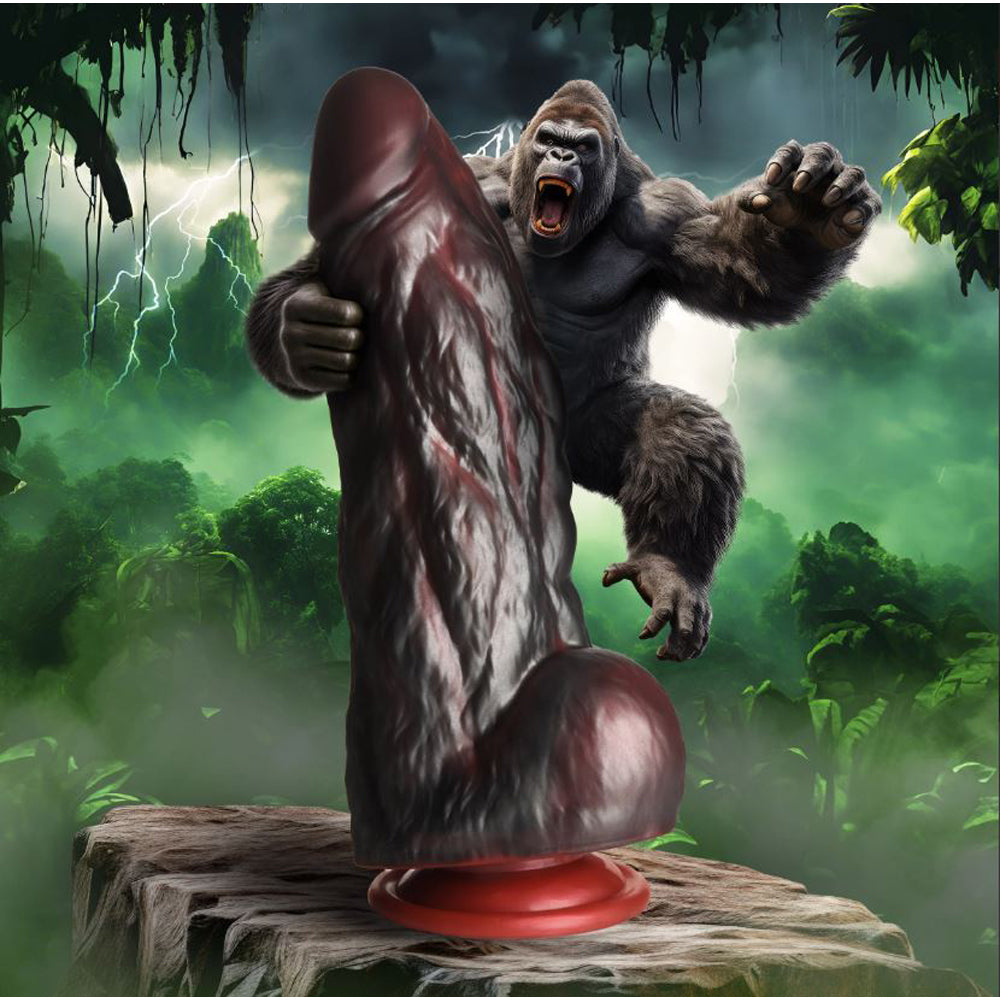 King Kong dildo with suction cup base.