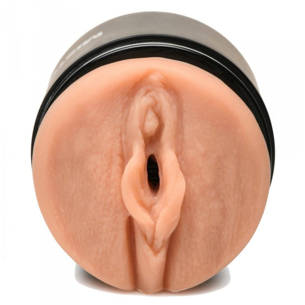Realistic TPE stroker with a vulva and anus opening.