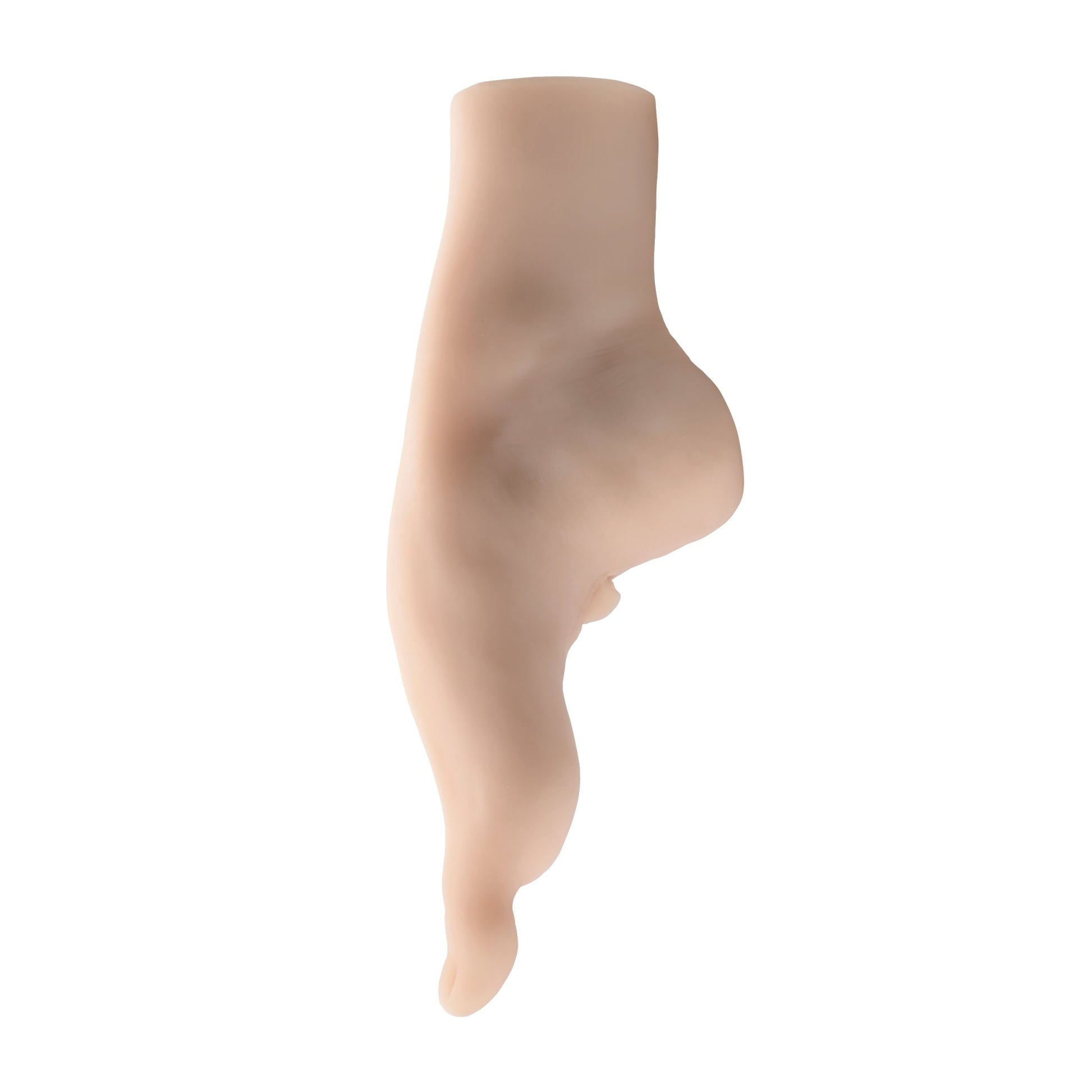 Realistic TPE foot fetish toy with lifelike toes and arch.
