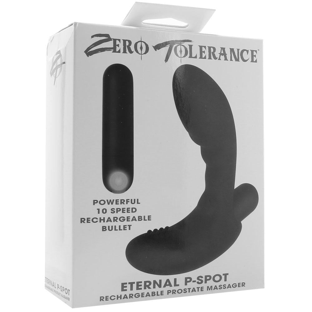 Zero Tolerance Eternal P-Spot rechargeable prostate massager.