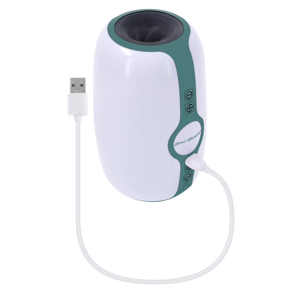Zero Tolerance Touchdown stroker with USB charging cable.