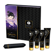 Naughty Geisha 5-piece sensual gift set with bullet vibrator and lubricants.