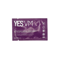 YES VM vaginal moisturizer sachet with product information.
