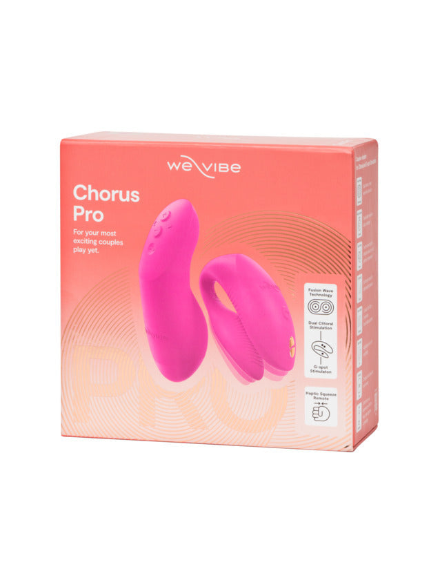 Pink We-Vibe Chorus Pro couples vibrator with haptic remote.