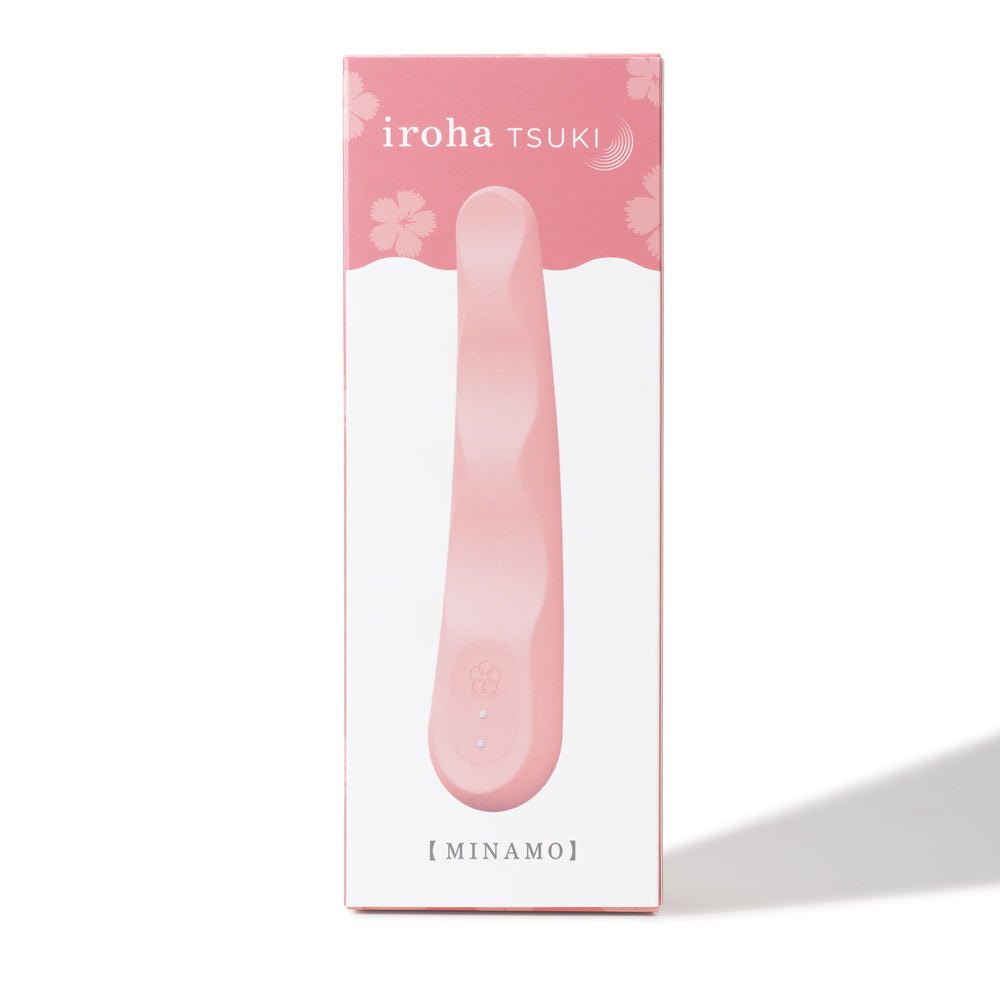 A pink Iroha Tsuki Minamo vibrator on its packaging.