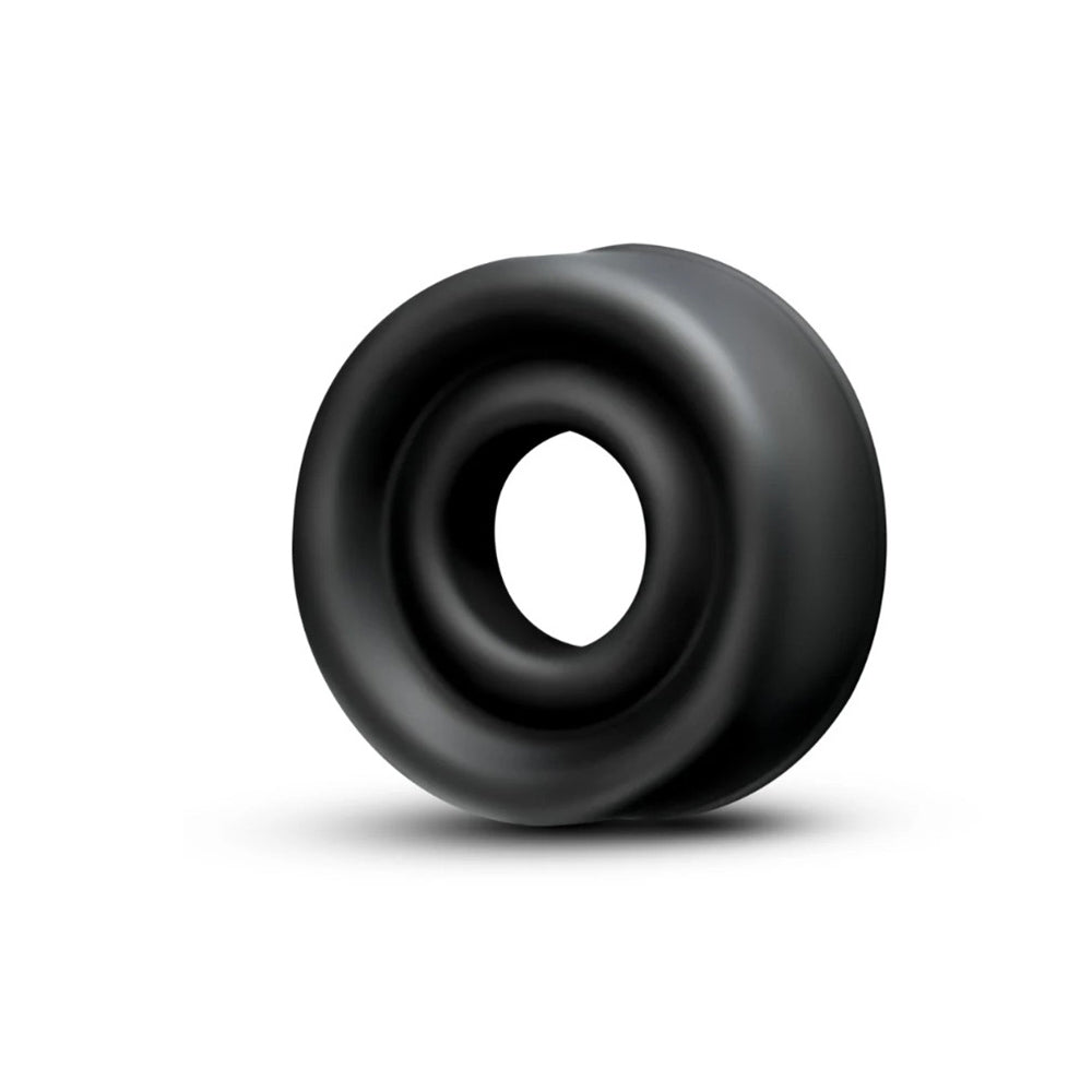 Black silicone pump sleeve with a smooth finish.