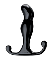 Black Aneros Progasm Jr. prostate massager with dual stimulation tabs.