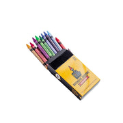 A box of 24 assorted "Offensive Holiday Crayons" with humorous names.
