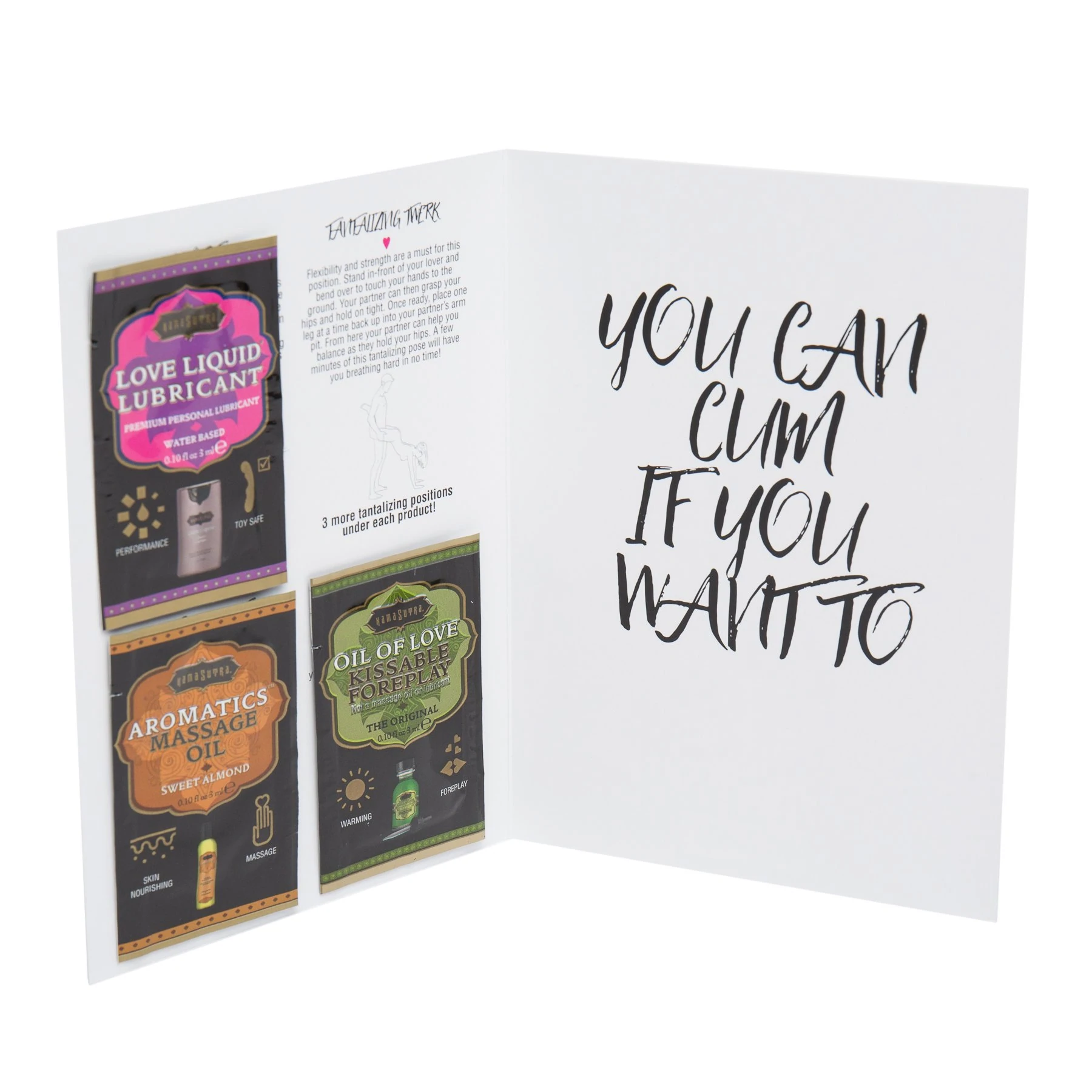 Birthday Romance Gift Set with Lube and Massage Oil